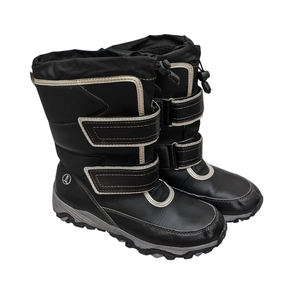 Lands' End Unisex Kids Insulated Snow Boots Size 5